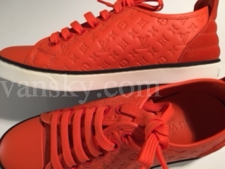 190303211603_LV Leather Sneakers Orange 009.jpg